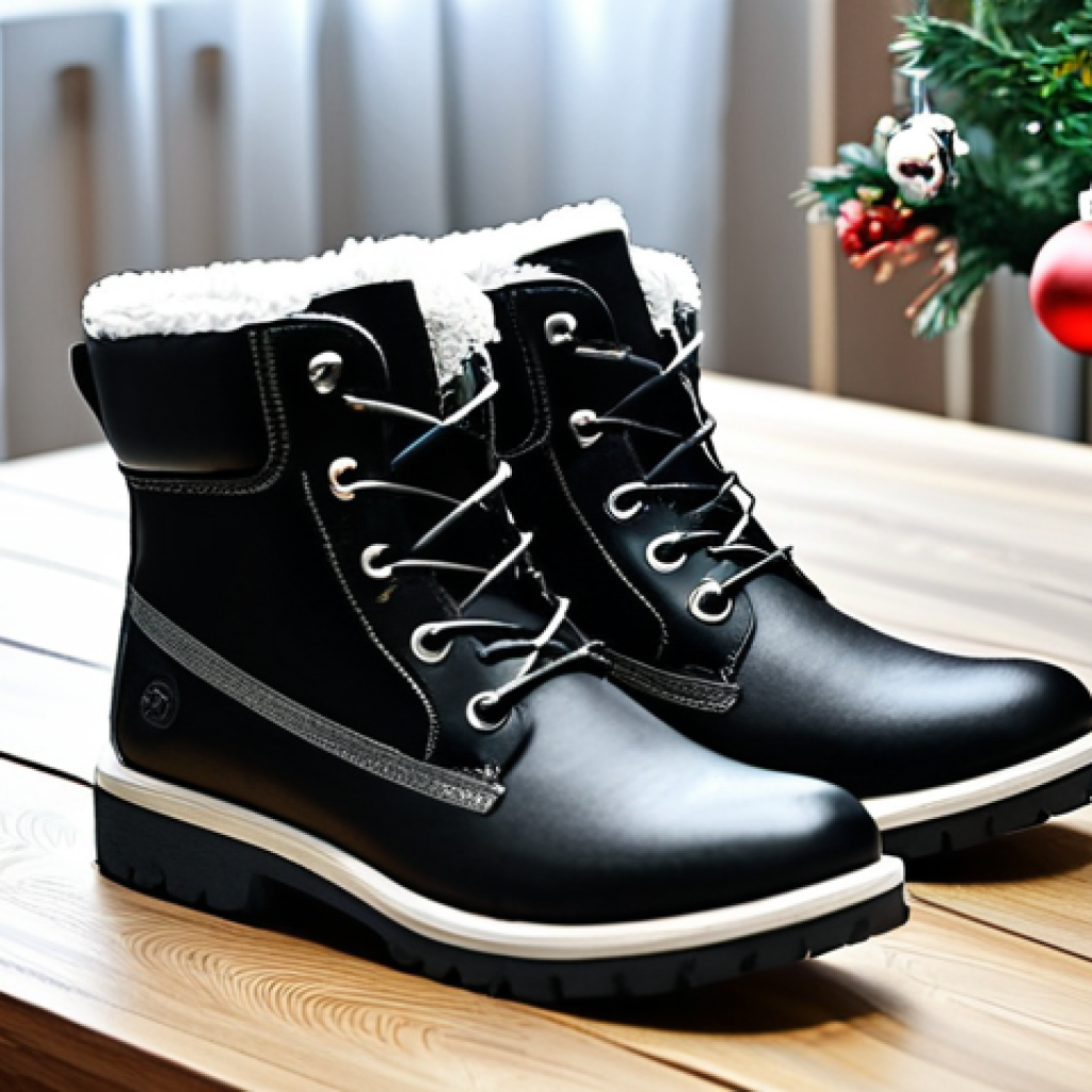 E-commerce Nudge - Shopping for Winter Boots**
"A young Polish woman browsing an online store for winter boots on her laptop at home, cozy interior, Christmas decorations subtly visible. A pop-up appears: 'Klienci, którzy kupili te buty, kupili również ciepłe skarpety! Dodaj do koszyka za jedyne 20 PLN! (Customers who bought these boots also bought warm socks! Add to cart for only 20 PLN!)' Focus on the user's positive expression. Safe for work, appropriate content, fully clothed, realistic rendering, high quality, perfect anatomy, natural proportions, professional photography, modest."
**